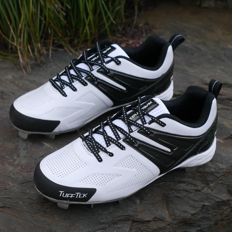Wear-resistant non-slip long spiked steel spiked baseball shoes in stocks in big size