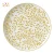 Import Wedding restaurant ceramic gold rim charger plates with logo from China