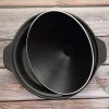WEIYE ceramic tagiwo earthenware soup clay large cookware pot set ceramic cooking pots with handle