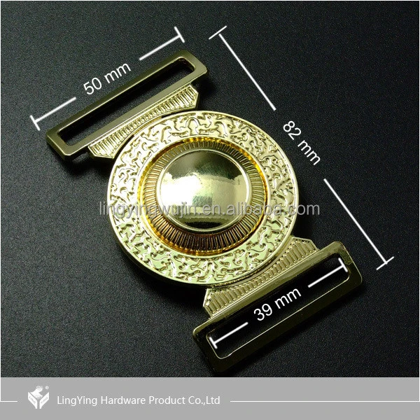 Western style high-class two joint double prong belt buckle