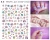 Import WG266-296 Summer Princess Ultra-thin Adhesive Nail Sticker Export Beautiful Girl Nail Sticker Nail Sticker from China