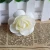 Import white artificial orchid cut rose head flower from China