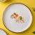 Import white green pink black colour ceramic set of 3 pasta bowl plate sets rose golden charger plates tableware from China