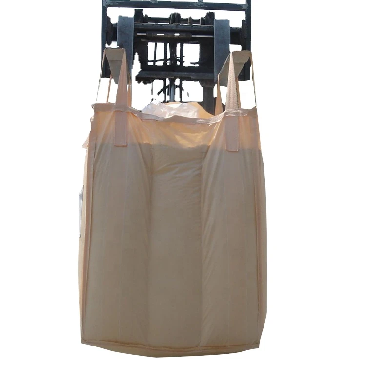 Wholesale 100% PP Bulk Q-Bag baffle bag FIBC 1000KG 1500KG Jumbo Ton Bags