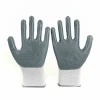 wholesale 13 gauge Polyester grey nitrile coated industrial hand work gloves with printing logo