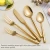 Import Wholesale 5pcs spoon and forks dinnerware set Stainless Steel Dinnerware cutlery set from China