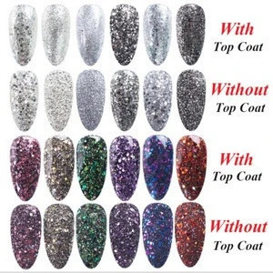 wholesale 6 color / Set UV gel nails acrylic glitter powder for Nail Art DIY Decorations