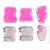 Import Wholesale 6Pcs/Set Cycling Roller Skating Sport  gear Kids Pink Knee Elbow Wrist Protective Pads from China