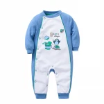 Wholesale babies clothes for baby long sleeve newborn 100% cotton sleepwear fashion baby romper