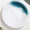 Wholesale bulk hot sale restaurant unbreakable plastic round melamine dinner snacks plates
