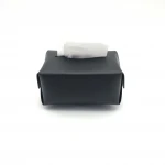 Wholesale creative leather luxury car back seat hanging paper holder custom facial paper tissue box