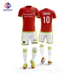 Wholesale custom logo new design sports 100% Polyester new model club football jersey uniform for sale