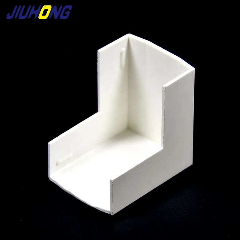Wholesale Elbow Outer  Corner Size 40*25 Plastic Wiring Duct PVC Cable Trunking fittings
