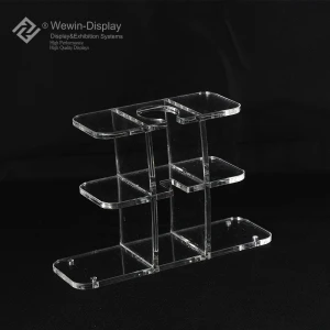 Wholesale Factory price Clear Acrylic Make Up Cosmetic Display Stand/Rotating Lipstick Acrylic Organizer