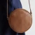 Import Wholesale Fashion Circle Crossbody Bag Italian Leather Young Lady Crossbody Sling Phone Purse Circle Bag Shoulder Crossbody Bag from China