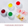 Wholesale Fluorescent color paint glue nail art painting DIY pattern phototherapy drawing glue uv gel nails nail  kit 5g