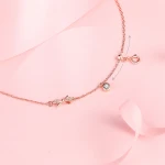wholesale gold filled 925 sterling silver charm bracelet women ladies fashion jewelry charm bracelet jewelry butterfly bracelet