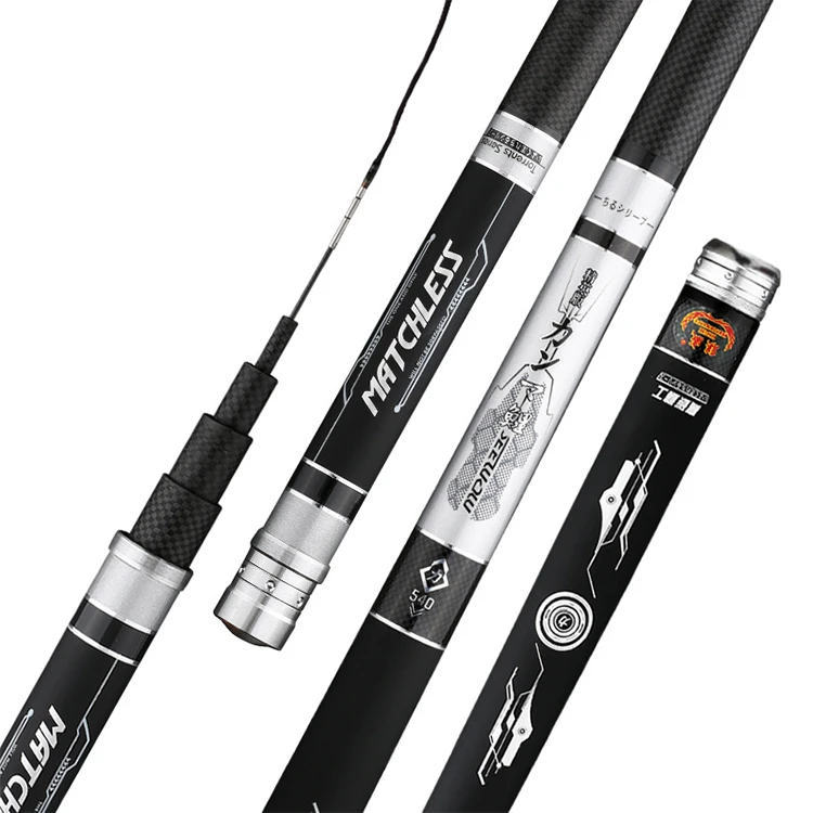 Wholesale High Density Heavy Carbon Cloth Long Carp Rod Telescopic Fishing Rod