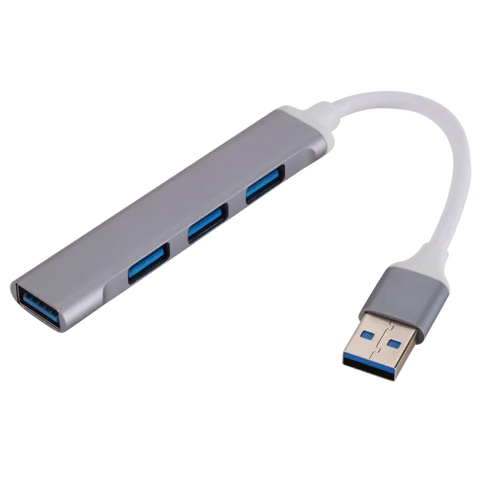 Wholesale high quality Aluminum Alloy USB3.0 to 4 Ports usb 3.0 3.1 HUB Adapter for macbook pro