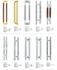 wholesale high quality different types of the ss201/ss304 glass door handle
