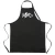 Import Wholesale high quality korean black kitchen custom cotton coffee shop chef apron from China