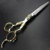 Wholesale High Quality Professional Barber Scissors Stainless Steel Gold Hair Cutting Barber Scissor
