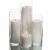 wholesale Home decor cheap crystal clear tall cylinder glass flower vase
