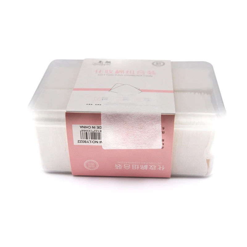 Wholesale hot sale Ultra-thin Facial Cleaning Paper Disposable Soft Cotton Makeup Remover Cosmetic Pads