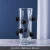 Import Wholesale Minimalist Table Decor Small Cheap Art Blue Cylinder Clear Glass Flower Vases from China