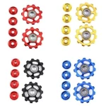 Wholesale mountain bike guide wheels bicycle 11-tooth guide wheel flywheel bicycle rear derailleur guide wheel