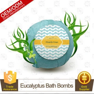Wholesale Natural Eucalyptus Oil Bath Bomb Bubble Bath Perfect for Aromatherapy, Relaxation and Moisturizing