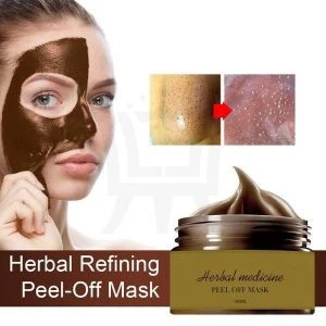 Wholesale OEM/ODM Peel Off Mask Herbal Refining Remove Blackheads&amp;Pimples Contract Pores&amp;Sooth Skin Private Label Pure Skin Care