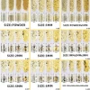 Wholesale Party Colorful Bulk Glitter Powder Acrylic Nail Powder For Face Body Decoration Weak Gold  6MM