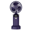 Wholesale Price USB Rechargeable Mini Portable Handy  Battery Fan Programmable Handheld Electric Fan For Travelling Cool Wind