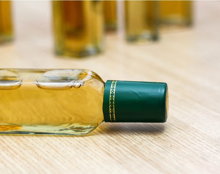 Wholesale round camellia  transparent  square  oil wine beverage glass bottle 100ml 250ml500ml 750ml 1000ml