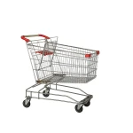 Wholesale Shopping Cart With Handle Cover, Supermarket Folding Shopping Cart