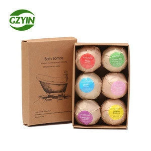 wholesale SPA Bath Fizzy Bombs Romantic Bath Salt Bubble Balls Handmade Gift