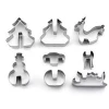 Wholesale stainless steel christmas cookie cutter set
