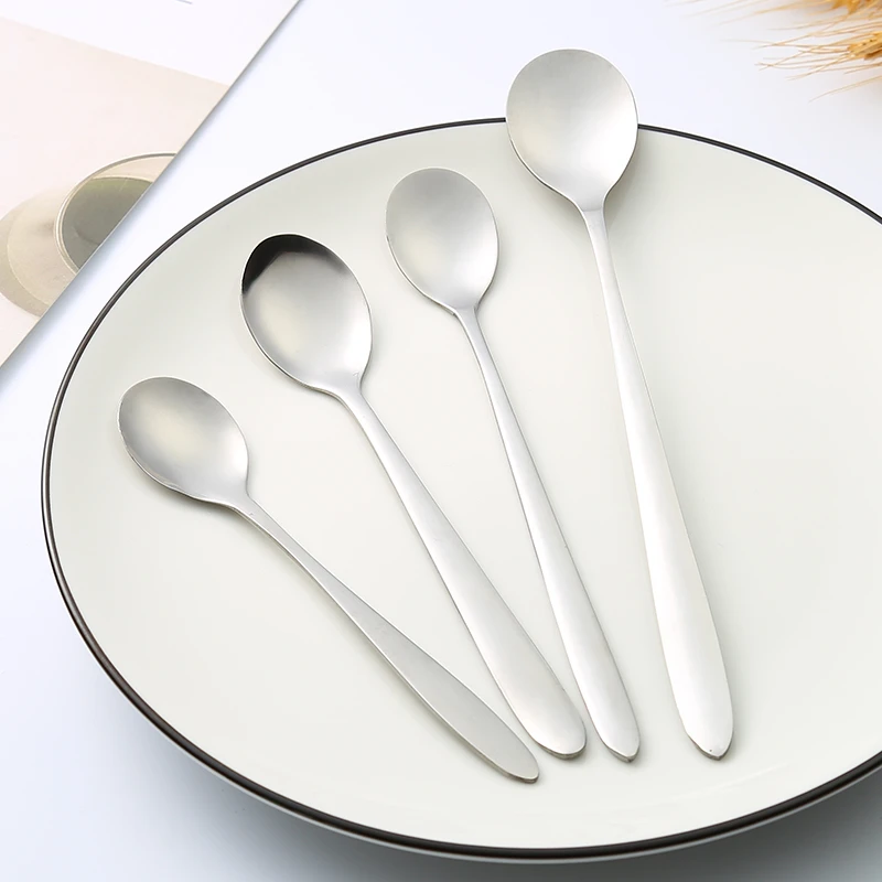 Wholesale stainless steel ice scoop and coffee spoon, gift spoon free logo