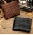 Import wholesale top quality luxury crocodile alligator genuine leather men wallet cow skin man short wallet from China