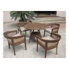 wholesale unique chinese rattan wicker restaurant outdoor furniture dining sets