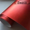 Wholesale Vinyl Sticker 1.52*18m Rose Red Brushed Matte Chrome Car Wrapping Film