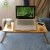 Import Wholesale wooden small computer desk foldable bamboo portable height adjustable folding table with drawer from China