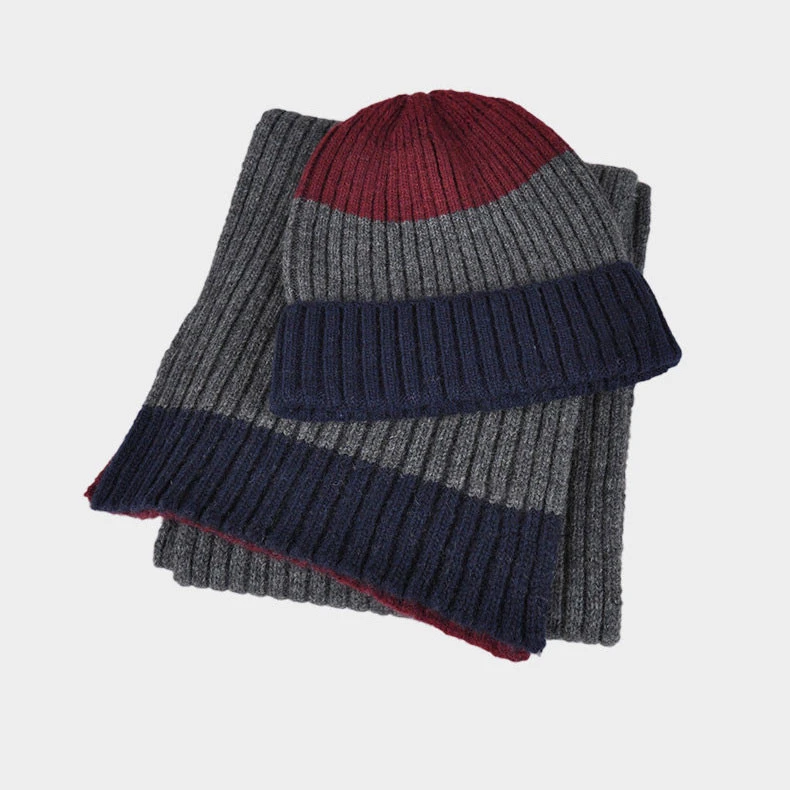 Winter Beanie Hat Gloves And Scarf Set For Men