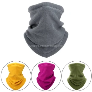 Winter Polar Fleece Cycling Neck Warmer Gaiter Camping Snood Bandana Scarf Customize Thick Fleece Neck Warmer Mask