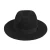 Import Winter warm  Custom design your own  black flat wide brim Fedora 100% Wool Felt Hat for women female from China