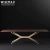 Import WISEMAX FURNITURE Modern Italian dining room furniture set luxury solid wood top gold metal s.s legs dining table sets for home from China