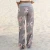Import Women Comfy Causal Floral Print Drawstring Pajama Lounge Wide Leg Pants from China