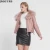 Import Women Genuine Leather Jackets With Real Raccoon Fur Collar Winter Warm Coat Fur Lined Jackets from China