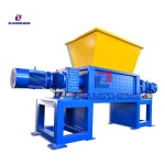 wood chipper double shaft shredder making machine industrial plastic shredder